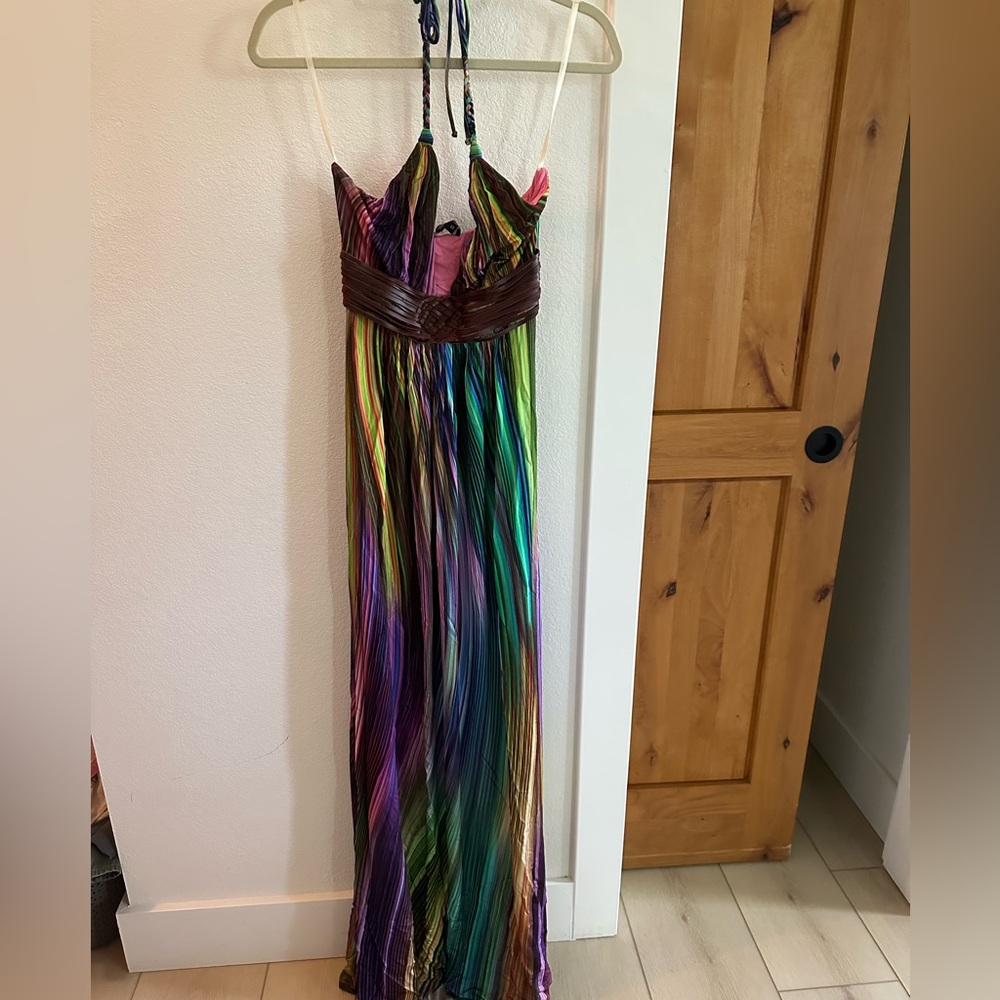 Sky Multicolor Striped Dress